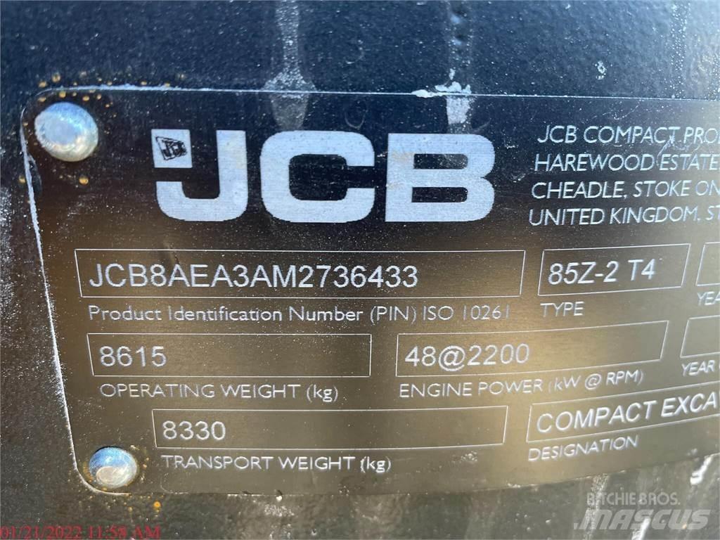 JCB 85Z-2 Гусеничные экскаваторы