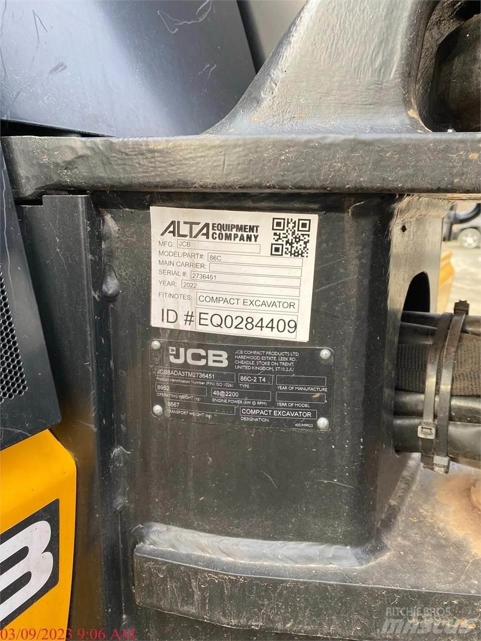 JCB 86C-2 Гусеничные экскаваторы