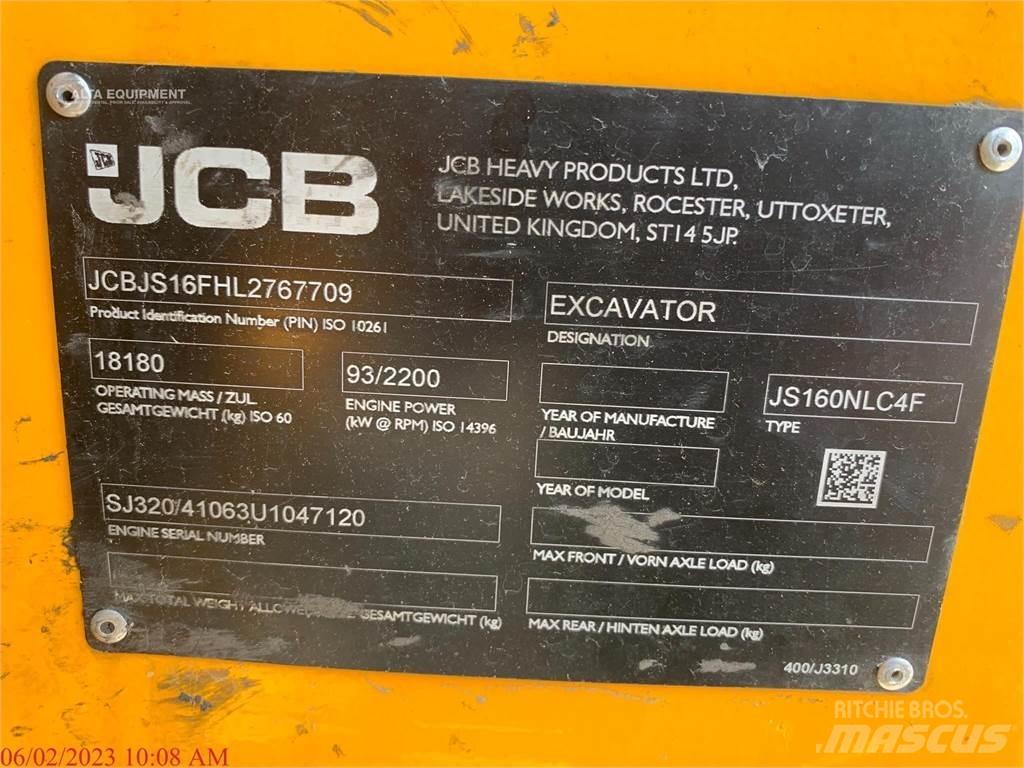 JCB JS160 Гусеничные экскаваторы