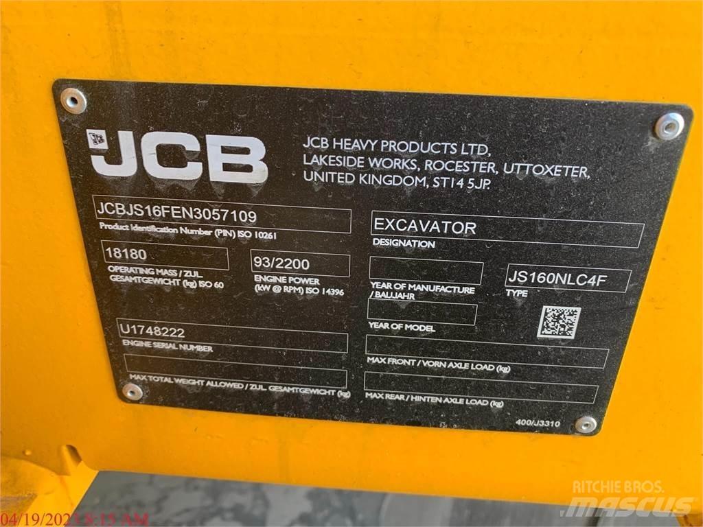 JCB JS160 Гусеничные экскаваторы