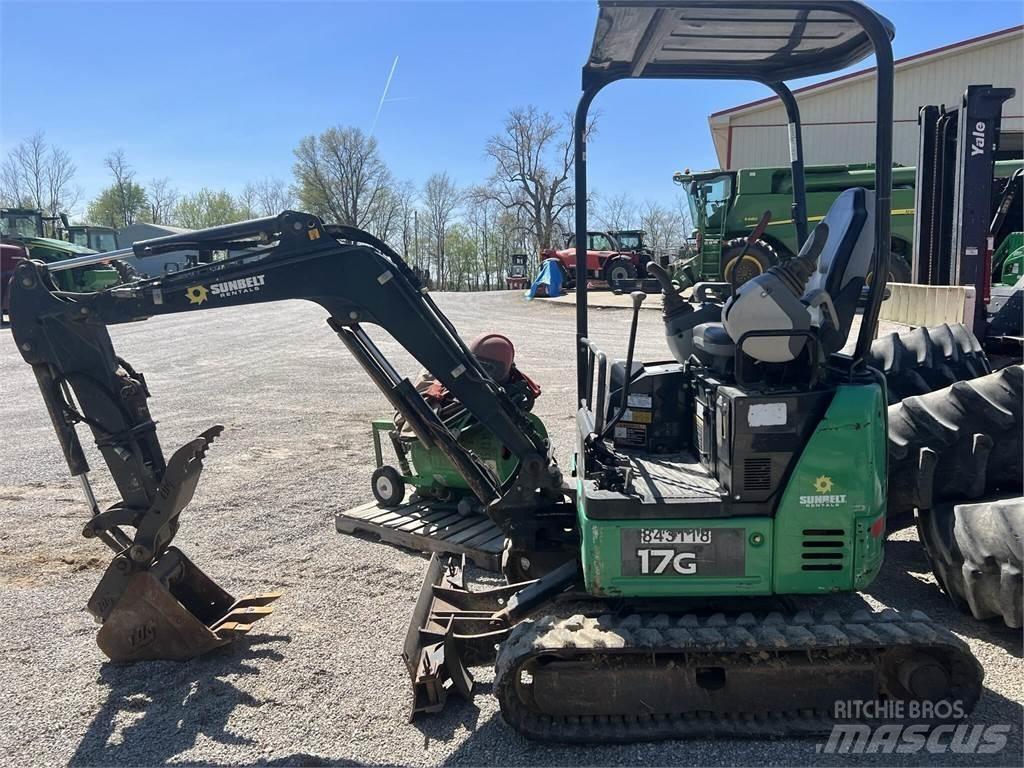 John Deere 17G Мини-экскаваторы