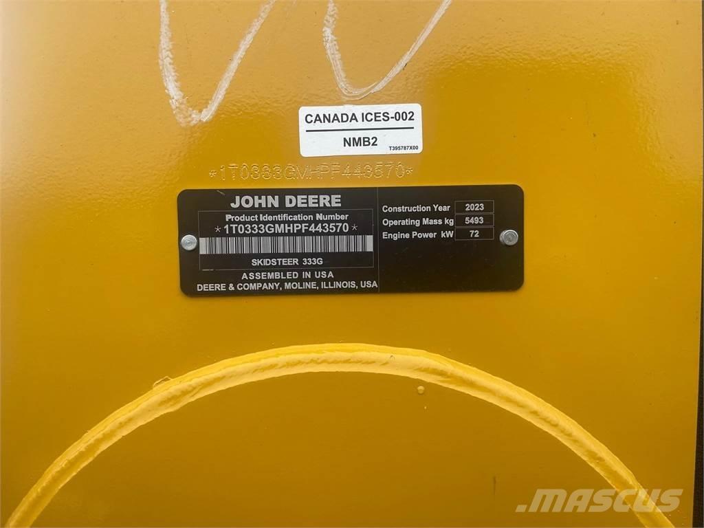 John Deere 333G Мини-погрузчики