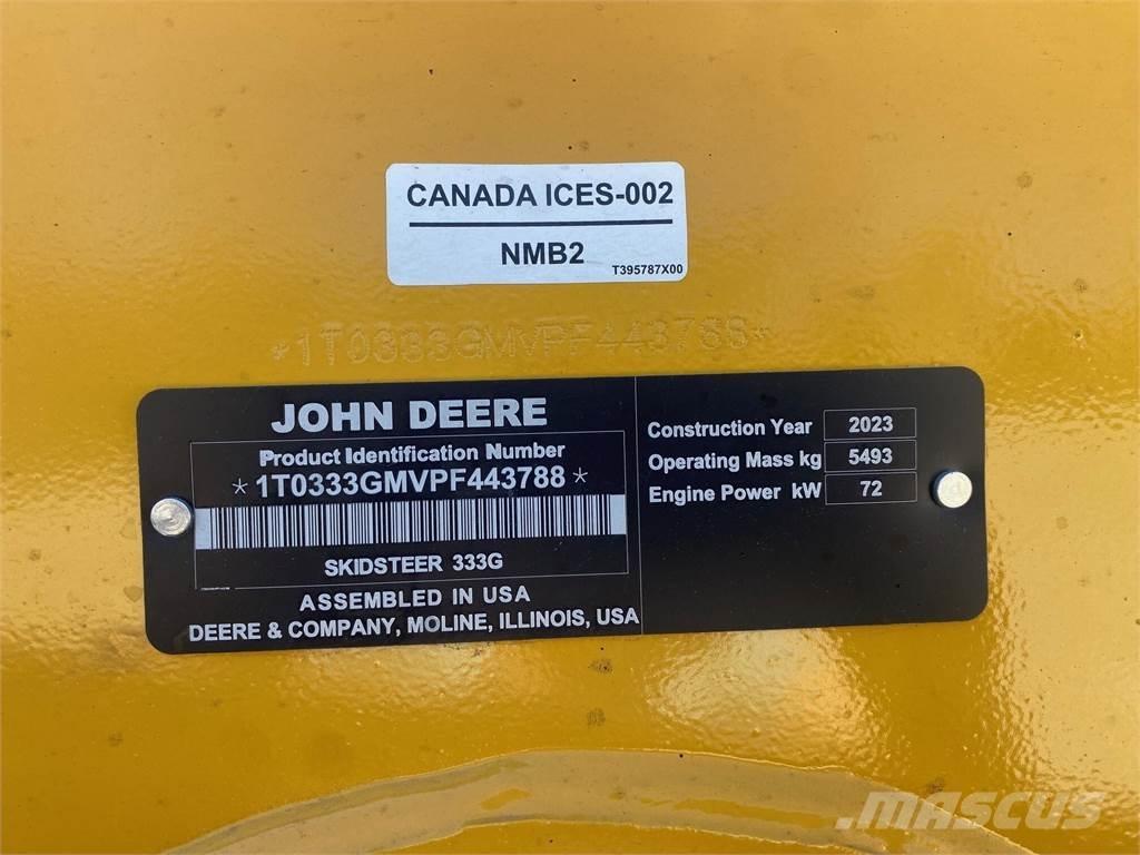John Deere 333G Мини-погрузчики
