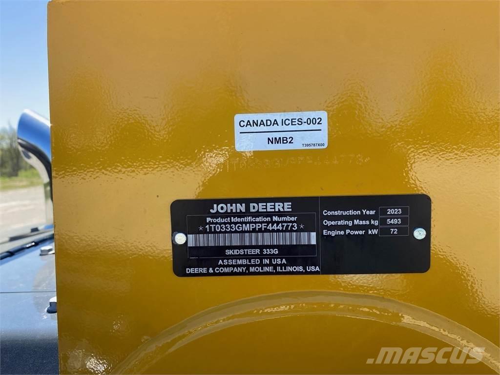 John Deere 333G Мини-погрузчики