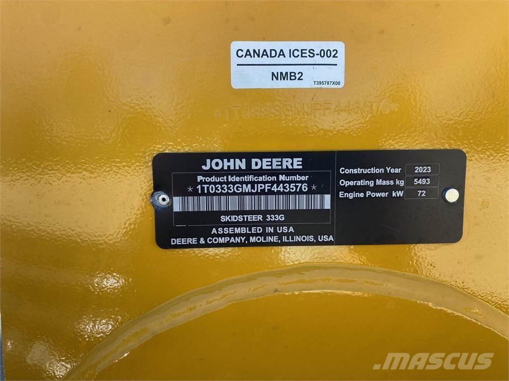 John Deere 333G Мини-погрузчики
