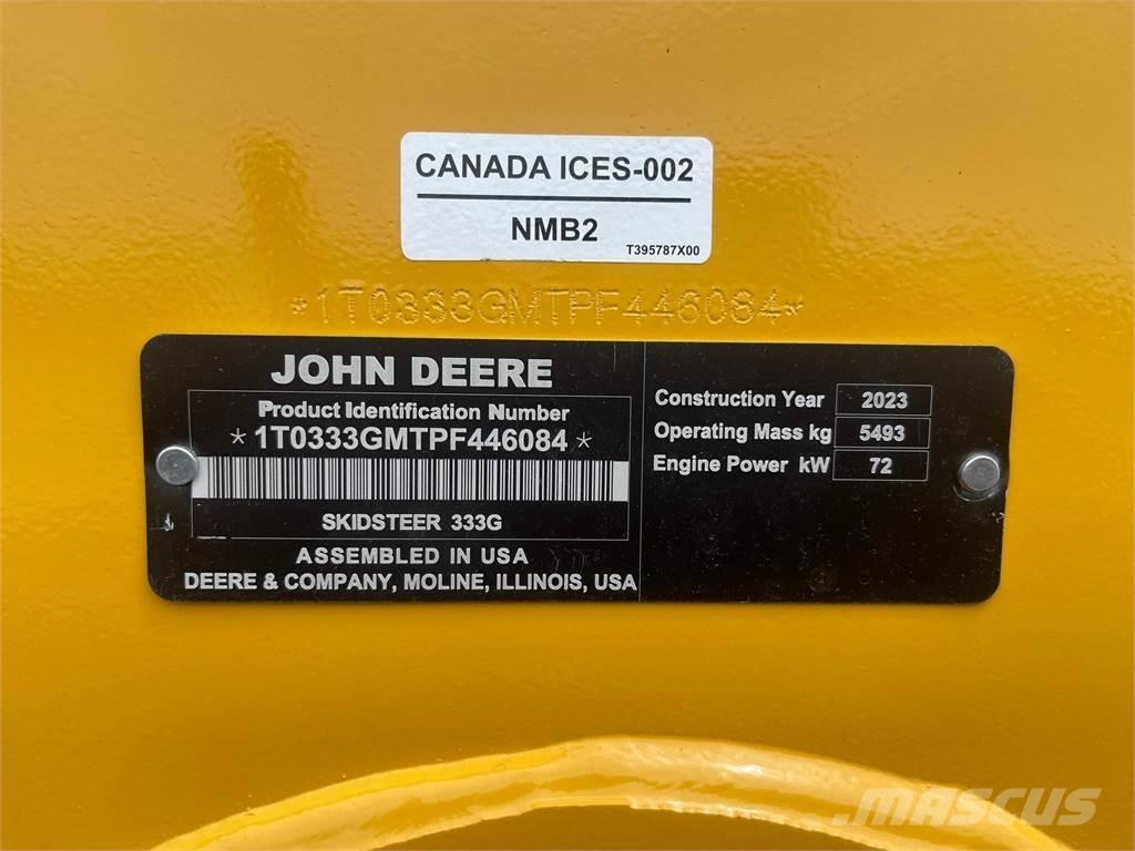John Deere 333G Мини-погрузчики
