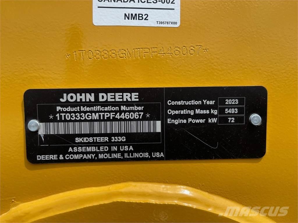 John Deere 333G Мини-погрузчики