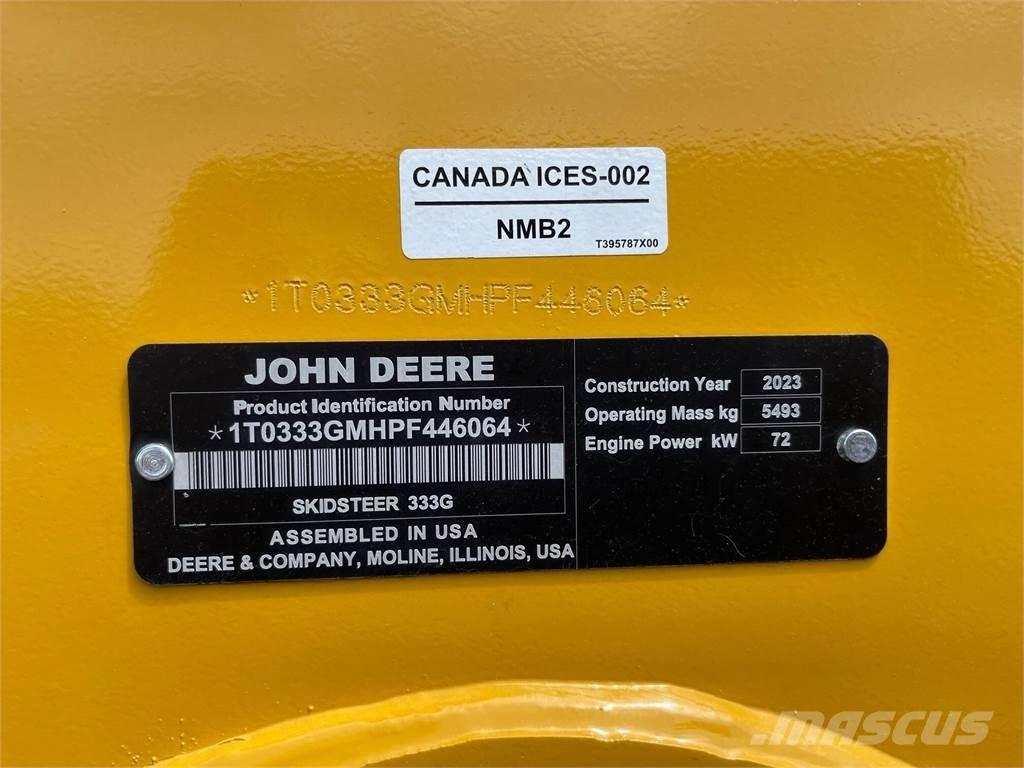 John Deere 333G Мини-погрузчики
