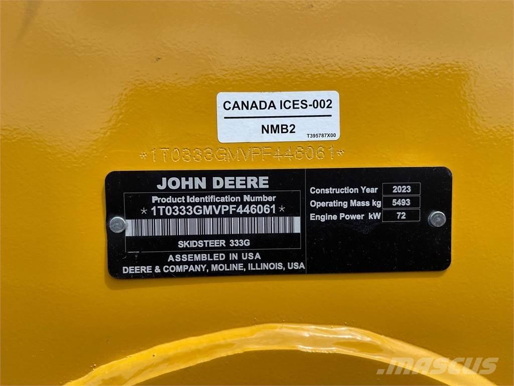John Deere 333G Мини-погрузчики