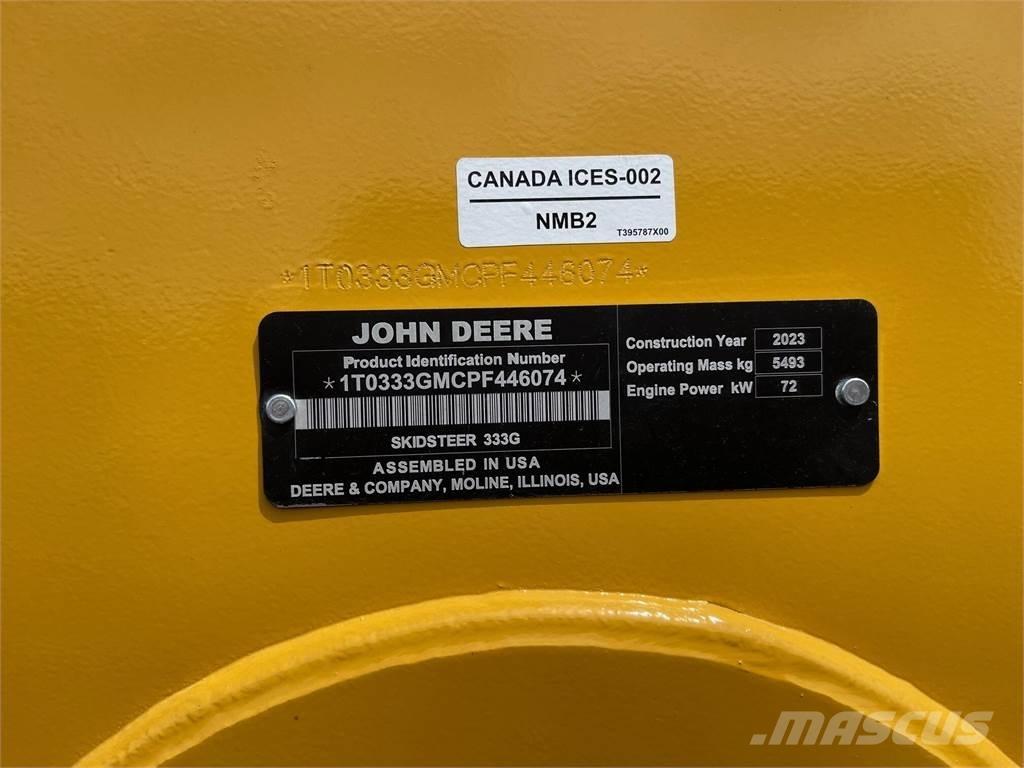 John Deere 333G Мини-погрузчики