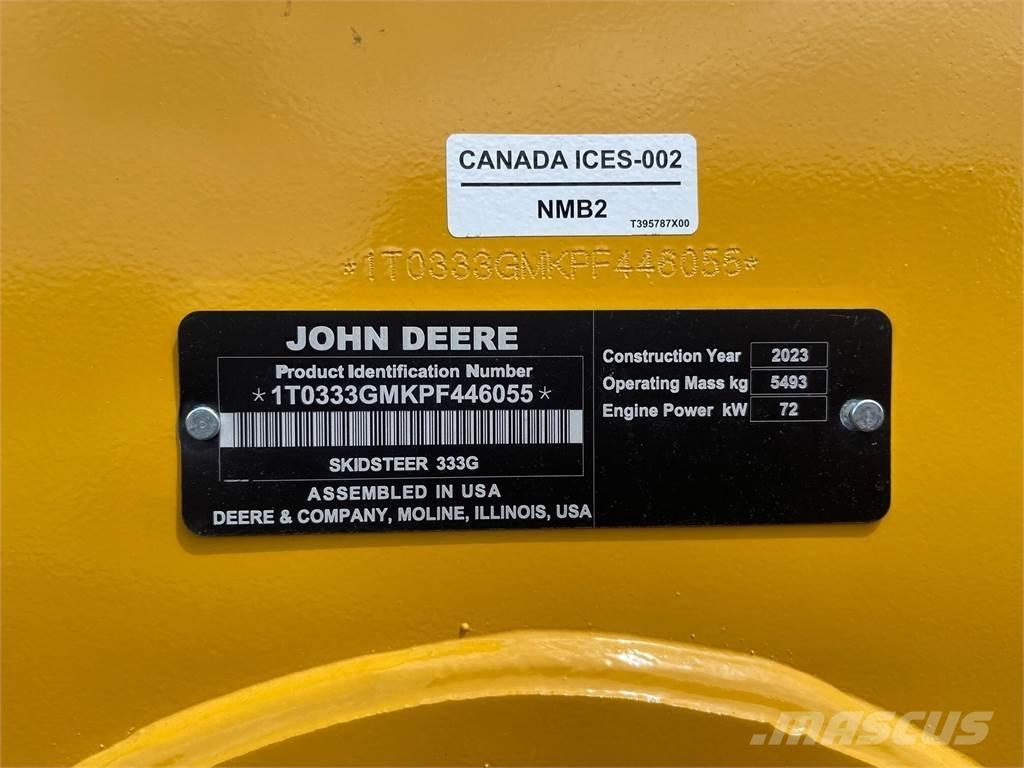 John Deere 333G Мини-погрузчики