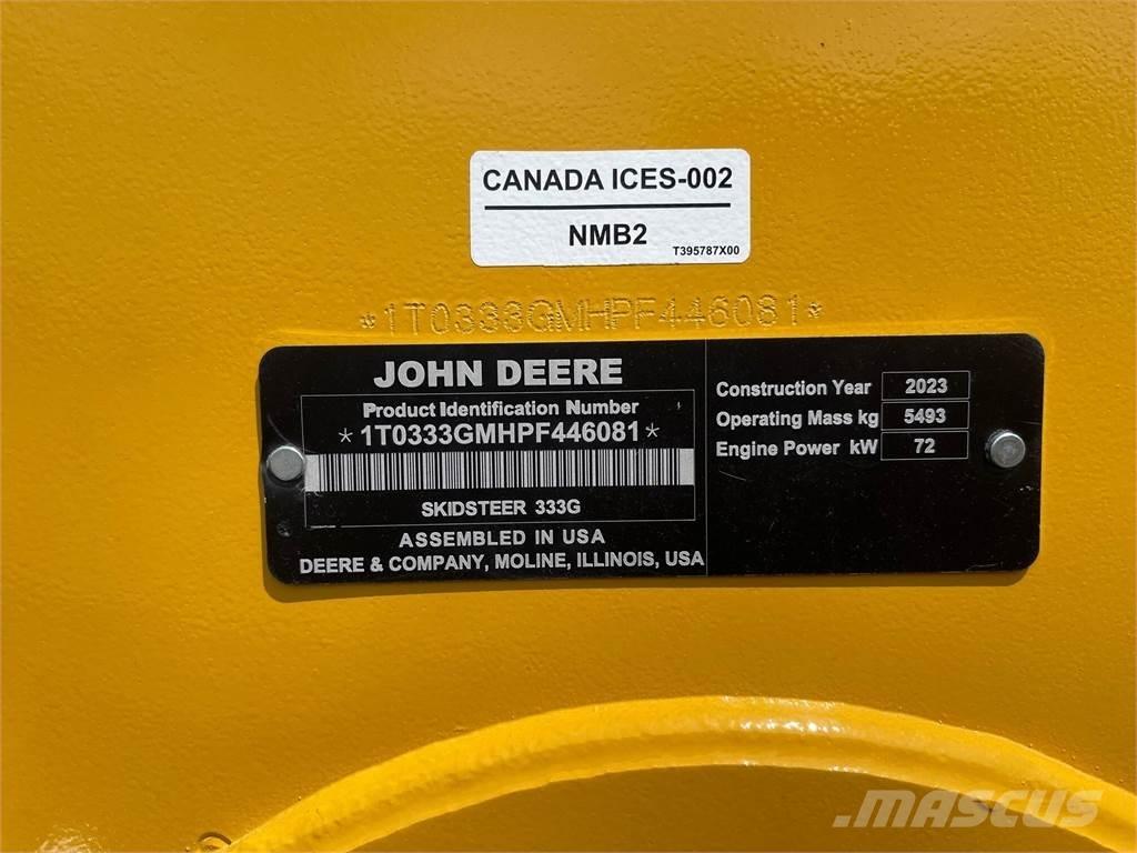 John Deere 333G Мини-погрузчики