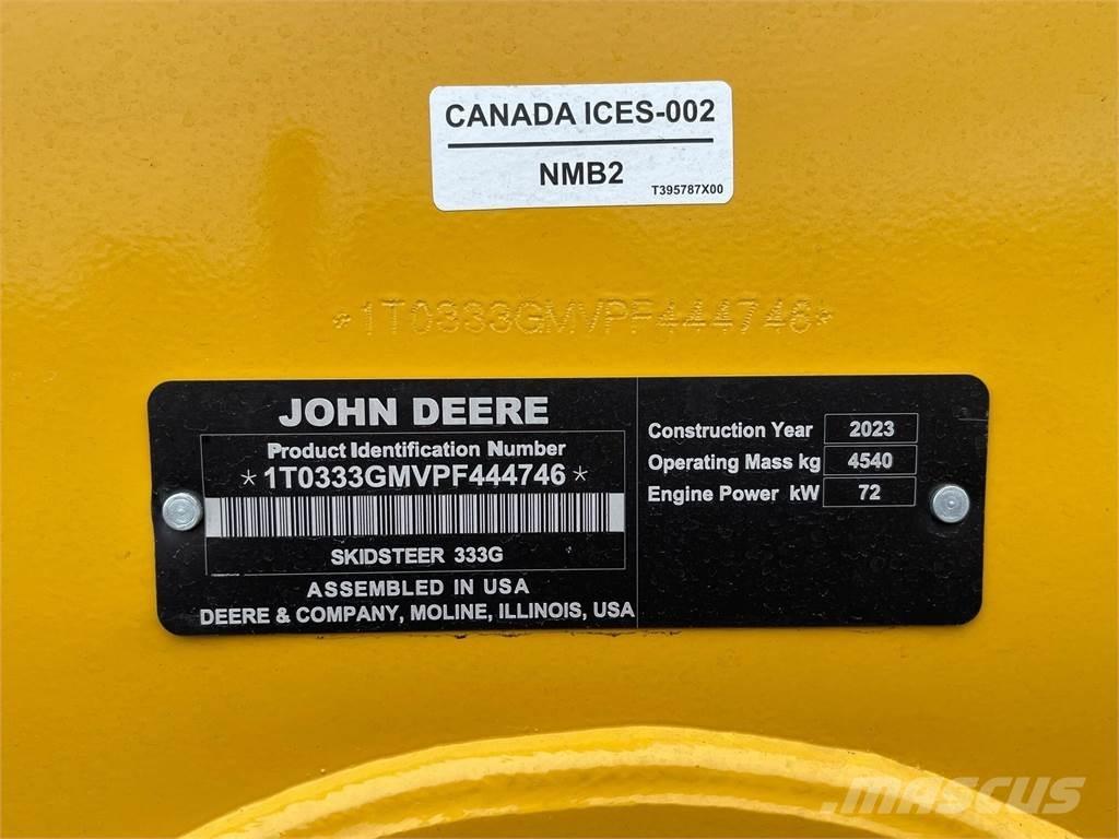 John Deere 333G Мини-погрузчики