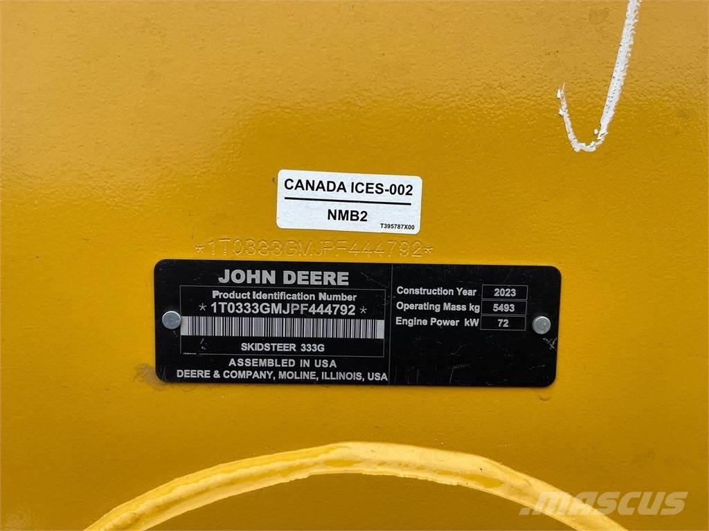 John Deere 333G Мини-погрузчики