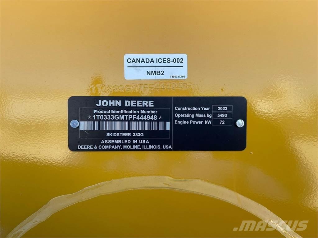 John Deere 333G Мини-погрузчики