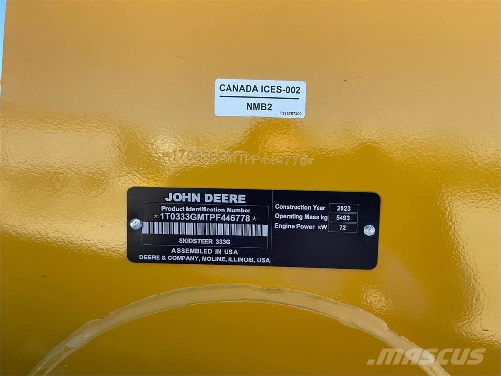 John Deere 333G Мини-погрузчики