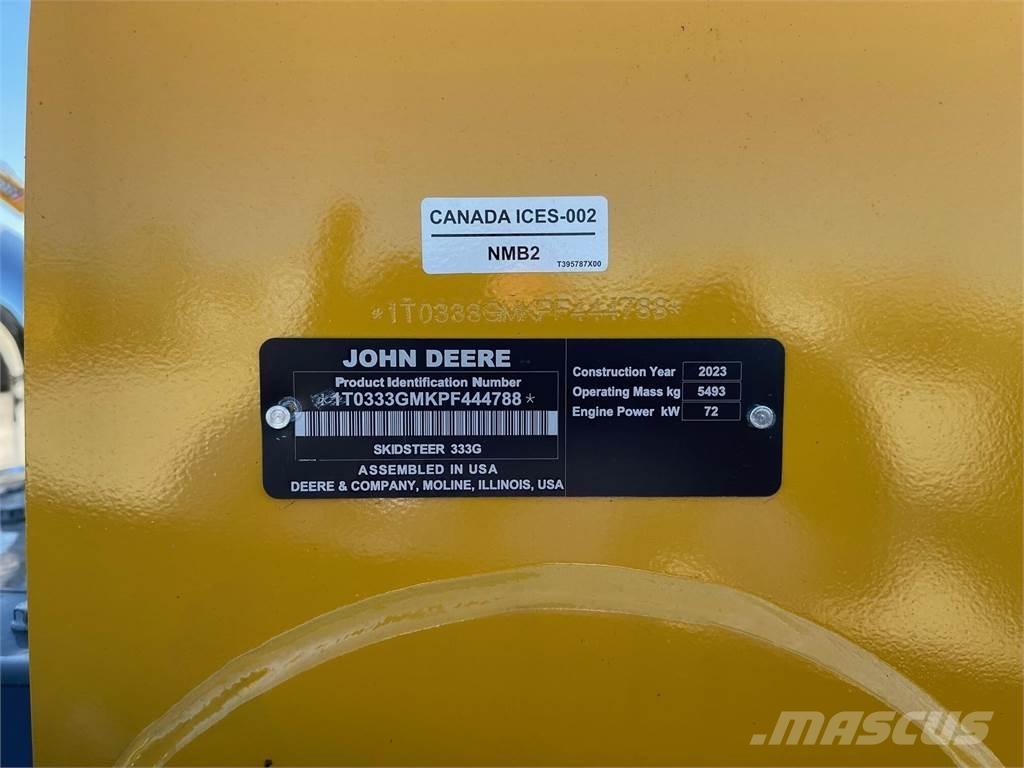 John Deere 333G Мини-погрузчики