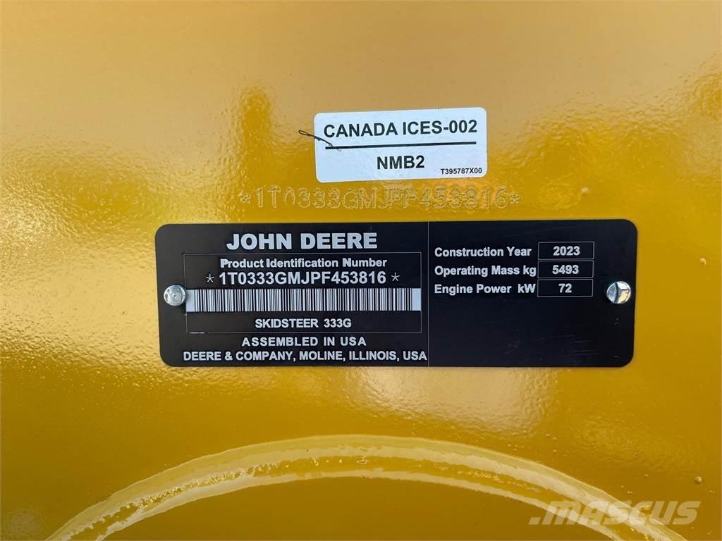 John Deere 333G Мини-погрузчики