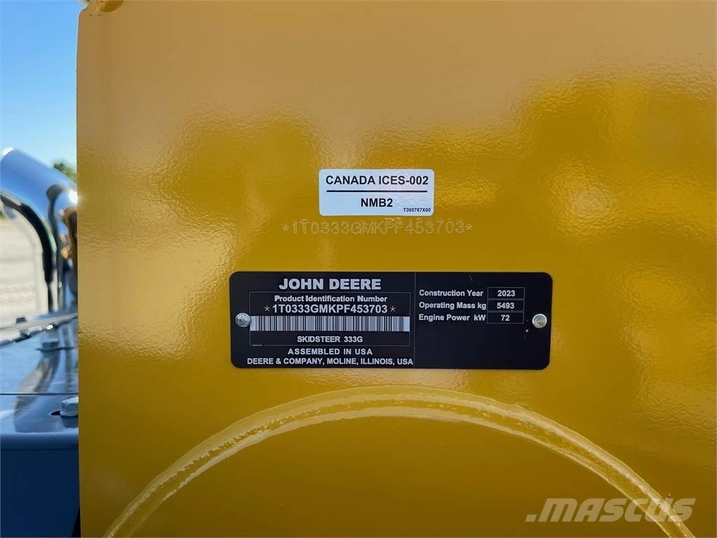 John Deere 333G Мини-погрузчики