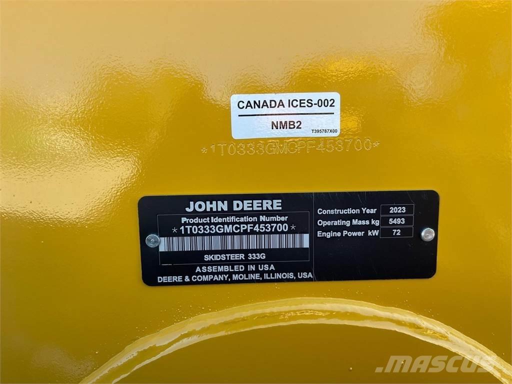 John Deere 333G Мини-погрузчики