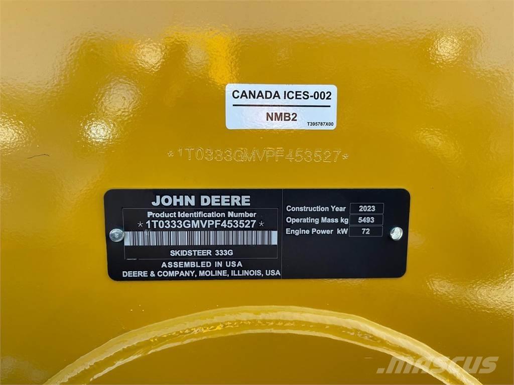 John Deere 333G Мини-погрузчики
