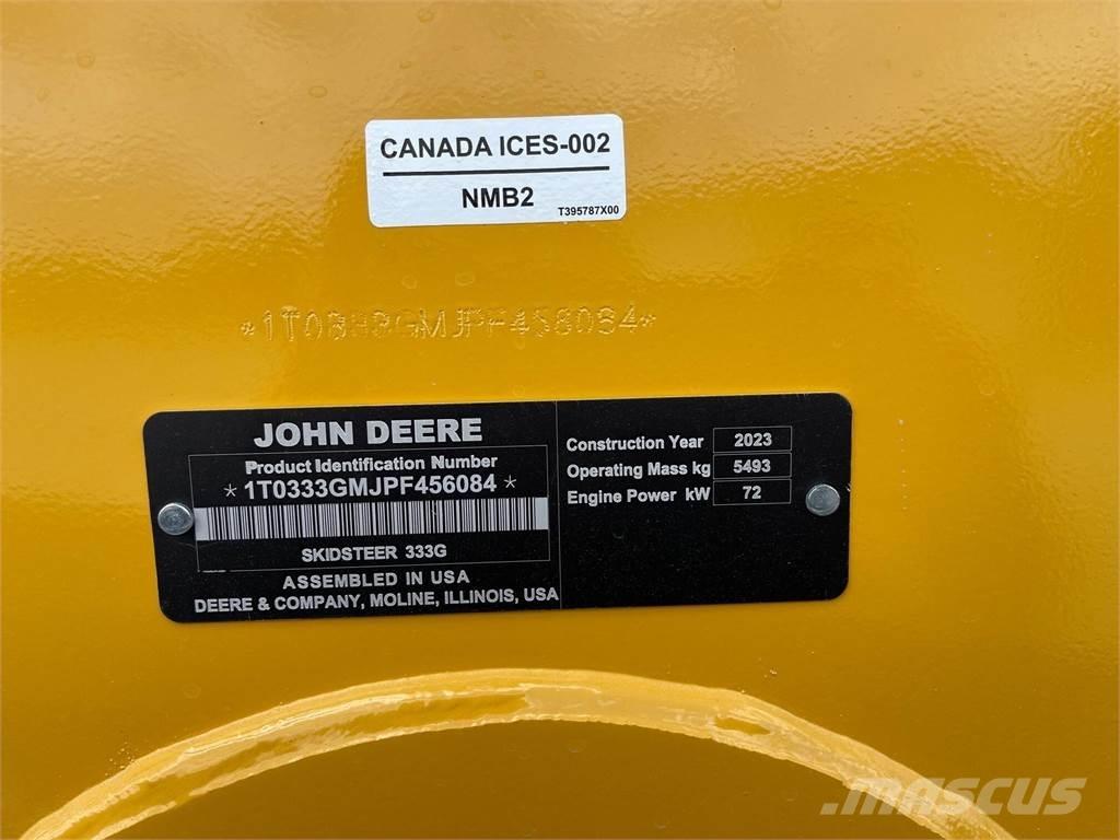 John Deere 333G Мини-погрузчики