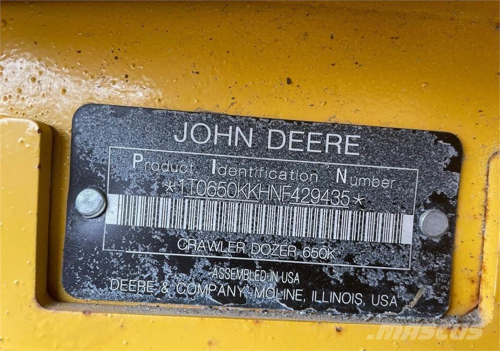 John Deere 650K LGP Гусеничные бульдозеры