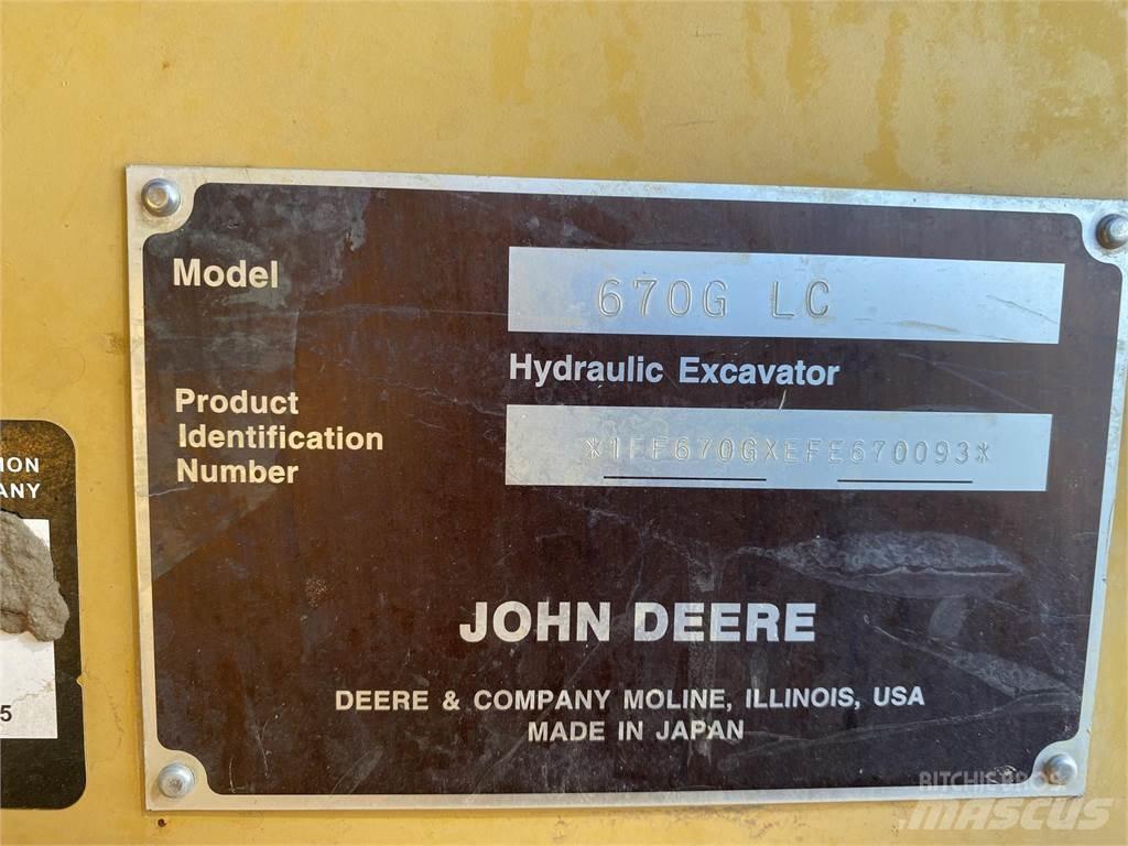 John Deere 670G LC Гусеничные экскаваторы