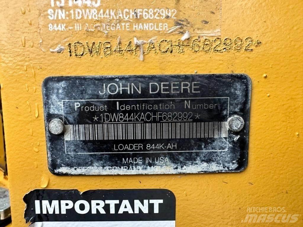 John Deere 844KIII Фронтальные погрузчики