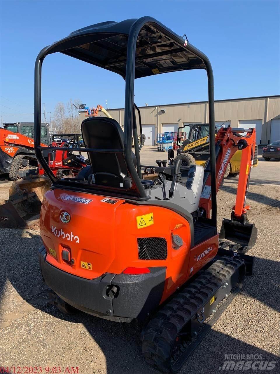 Kubota KX018-4 Мини-экскаваторы