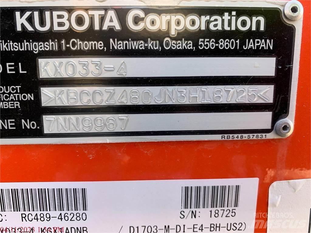 Kubota KX033-4 Мини-экскаваторы