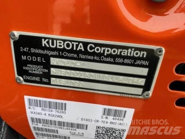 Kubota KX040-4 Мини-экскаваторы