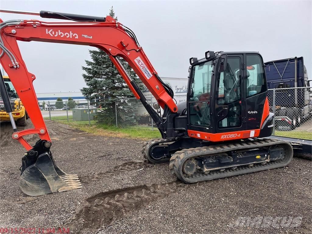 Kubota KX080-4 Гусеничные экскаваторы