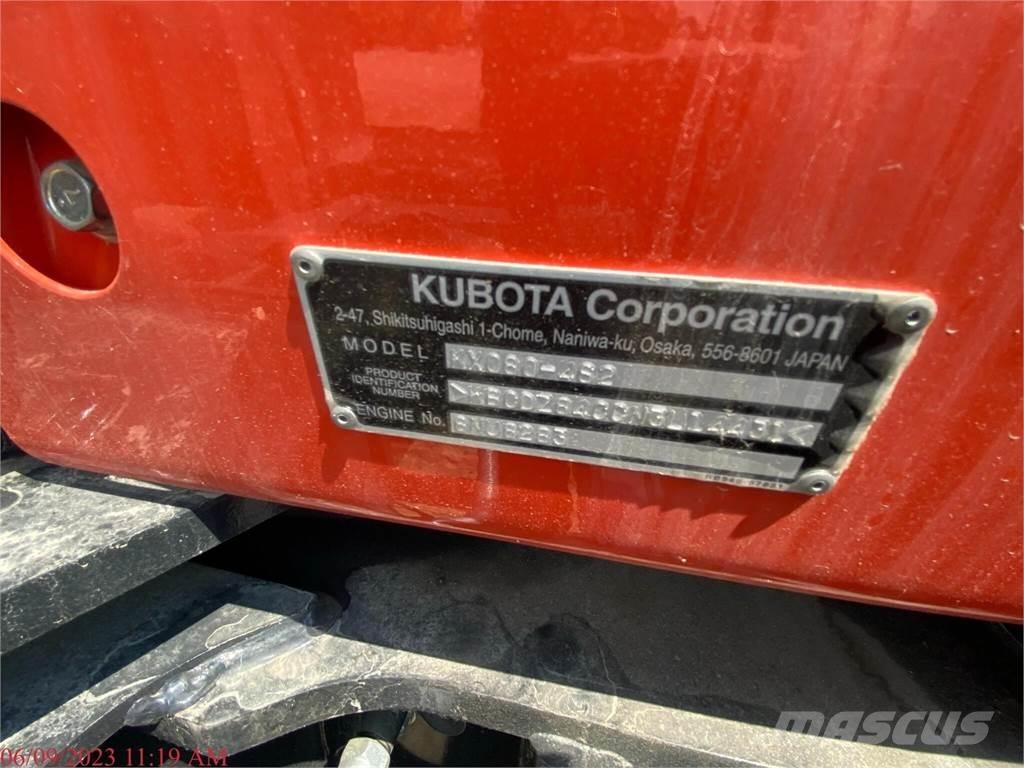 Kubota KX080-4 Гусеничные экскаваторы