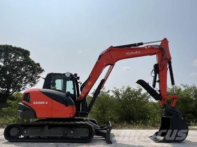 Kubota KX080-4A Гусеничные экскаваторы