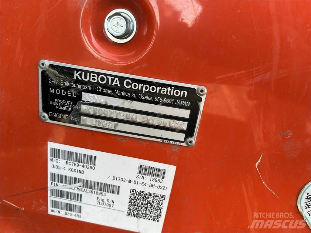 Kubota U35-4 Мини-экскаваторы