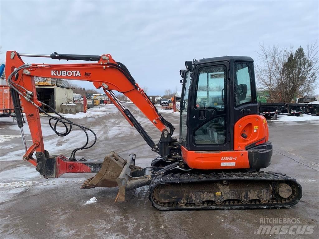 Kubota U55-4 Мини-экскаваторы