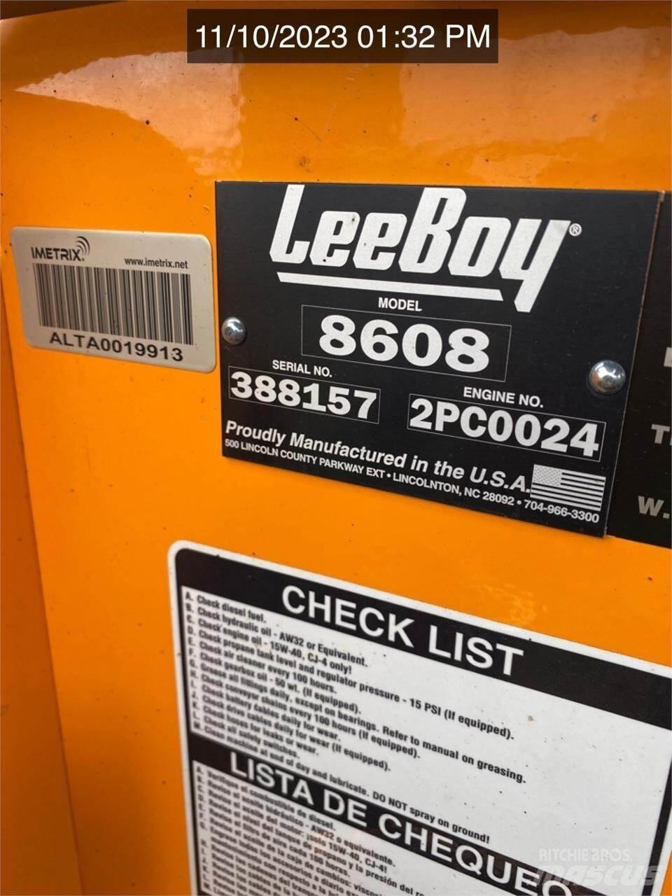 LeeBoy 8608 Асфальтоукладчики
