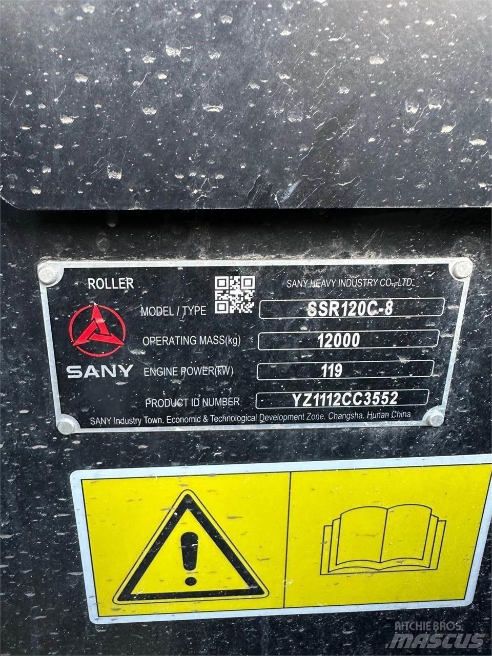 Sany SSR120C-8 Катки тротуарные