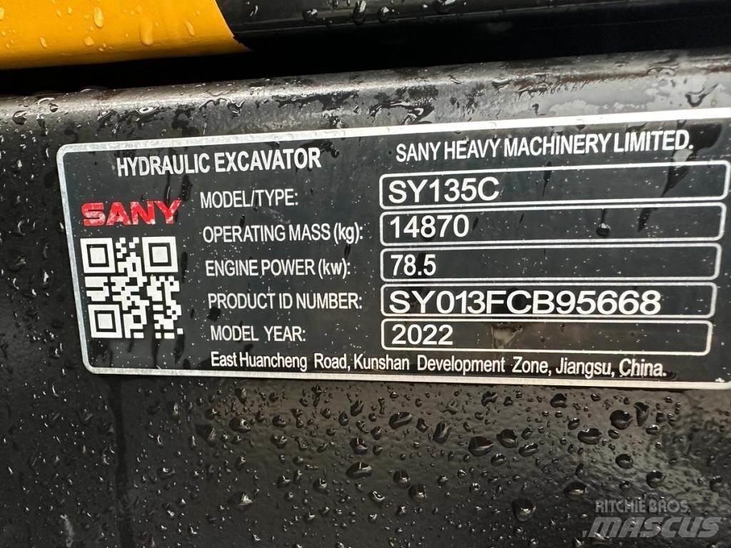 Sany SY135C Гусеничные экскаваторы