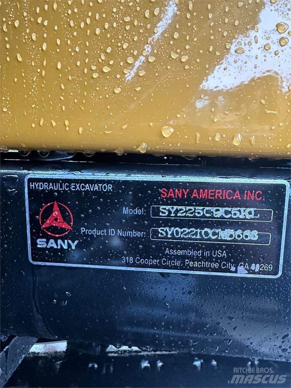 Sany SY225C Гусеничные экскаваторы