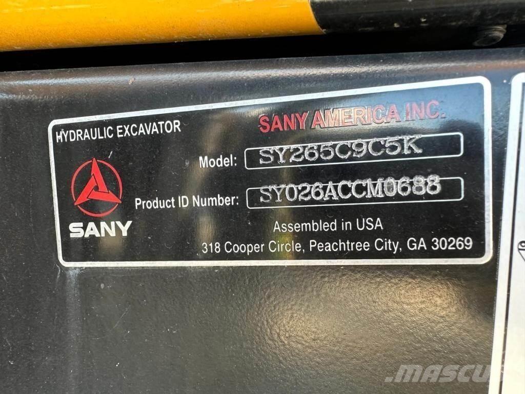 Sany SY265C LC Гусеничные экскаваторы