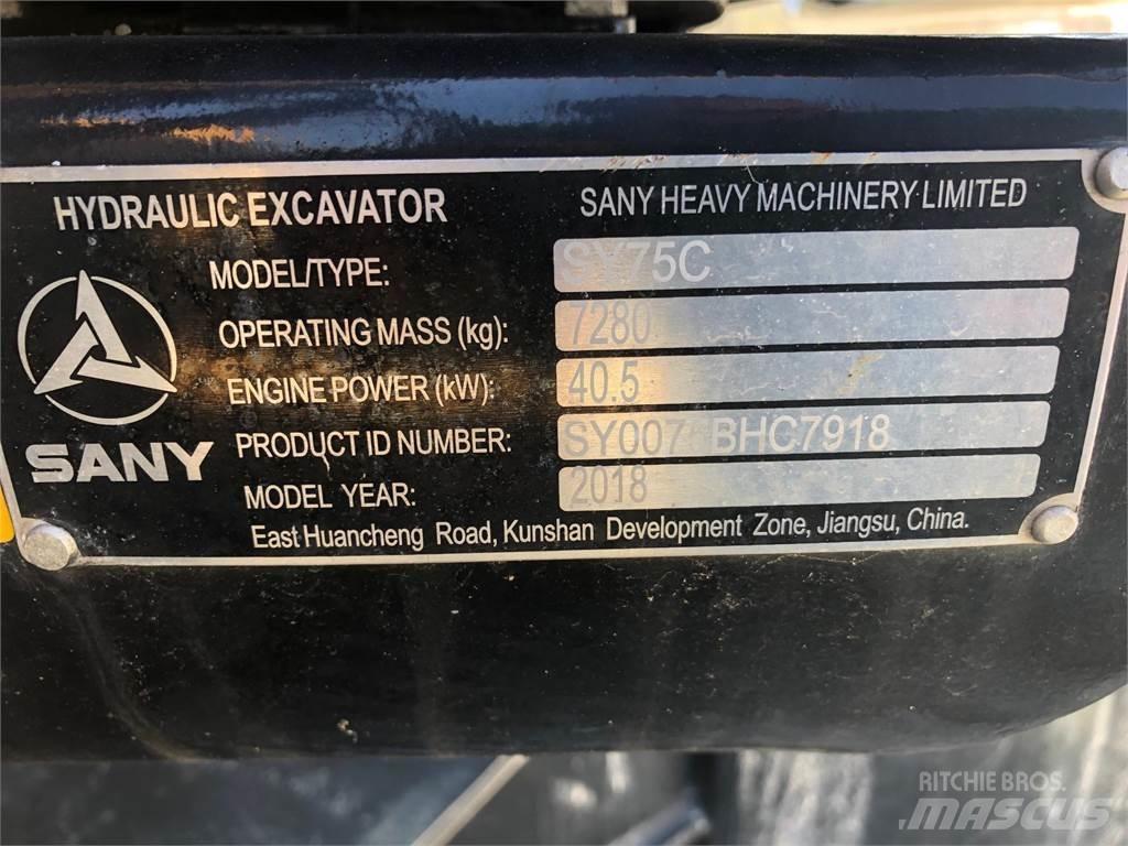 Sany SY75C Гусеничные экскаваторы