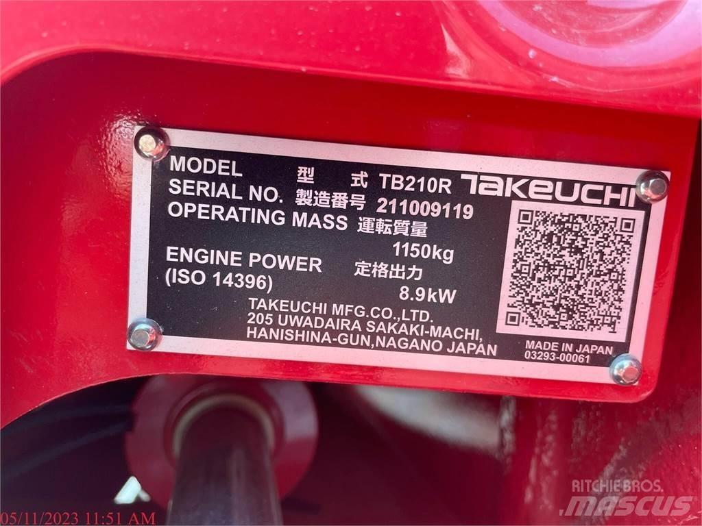Takeuchi TB210R Мини-экскаваторы