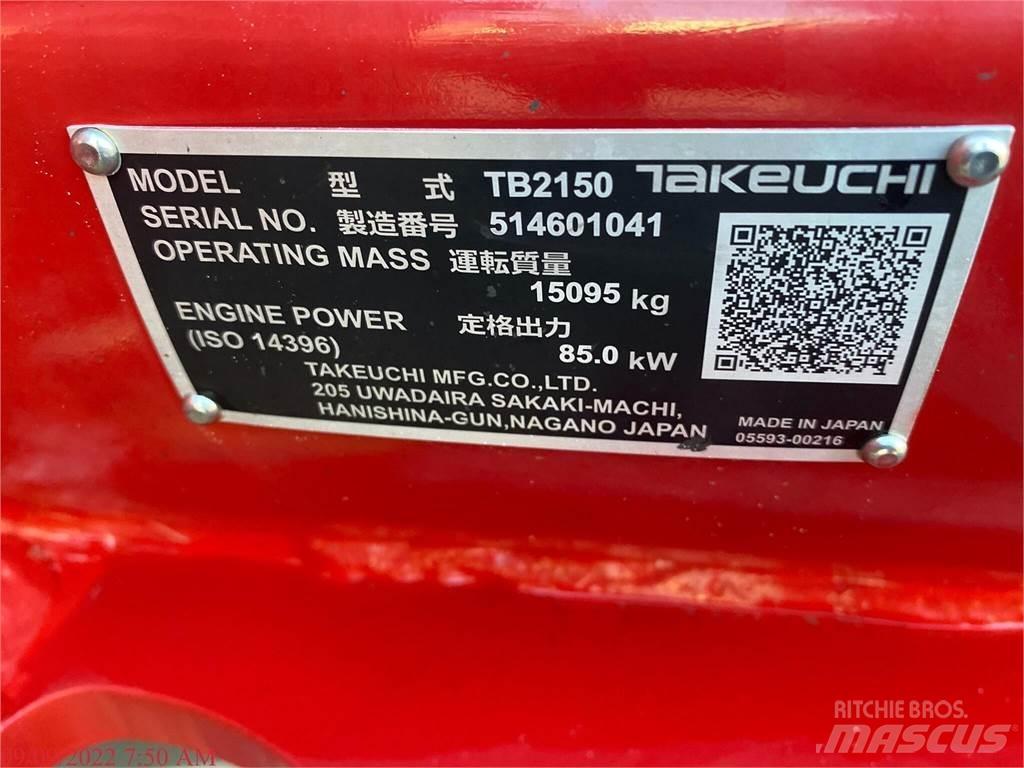 Takeuchi TB2150 Гусеничные экскаваторы