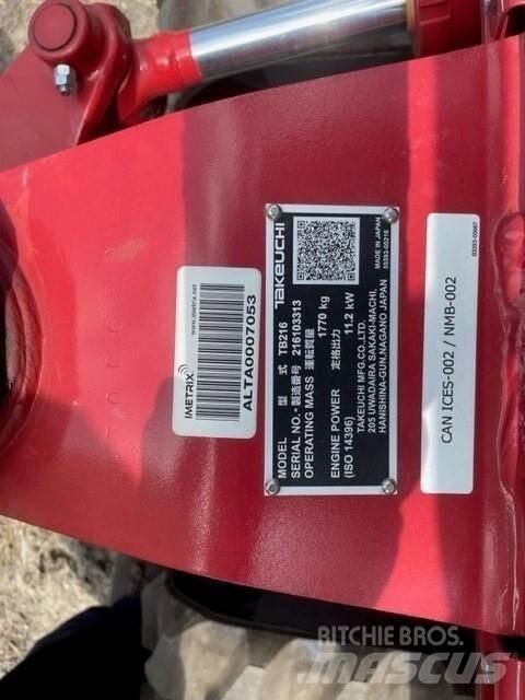 Takeuchi TB216 Мини-экскаваторы
