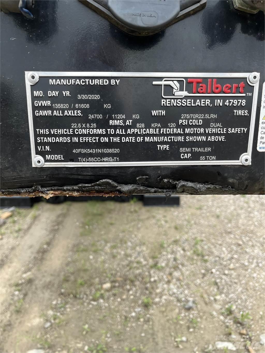 Talbert  Низкорамные полуприцепы