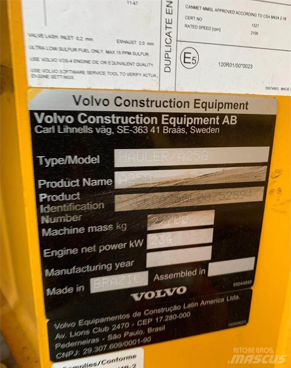 Volvo A25G Шарнирно-сочленённые самосвалы