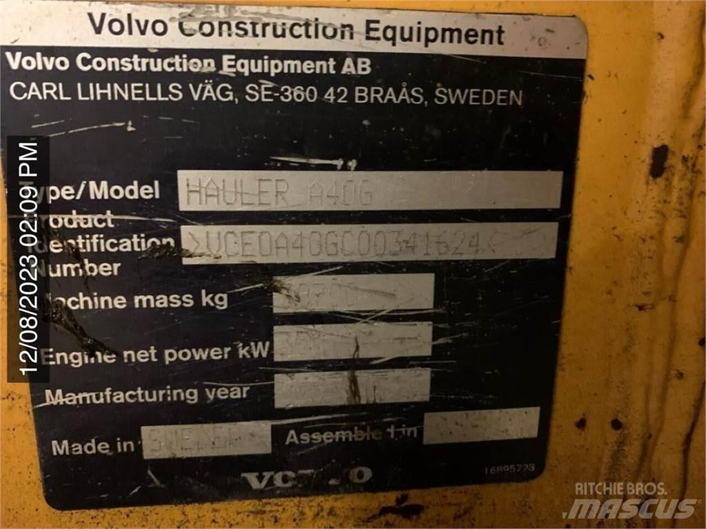 Volvo A40G Шарнирно-сочленённые самосвалы