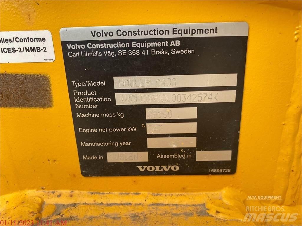 Volvo A40G Шарнирно-сочленённые самосвалы
